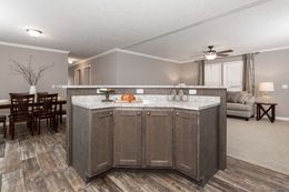 The TUCSON Kitchen. This Manufactured Mobile Home features 3 bedrooms and 2 baths.