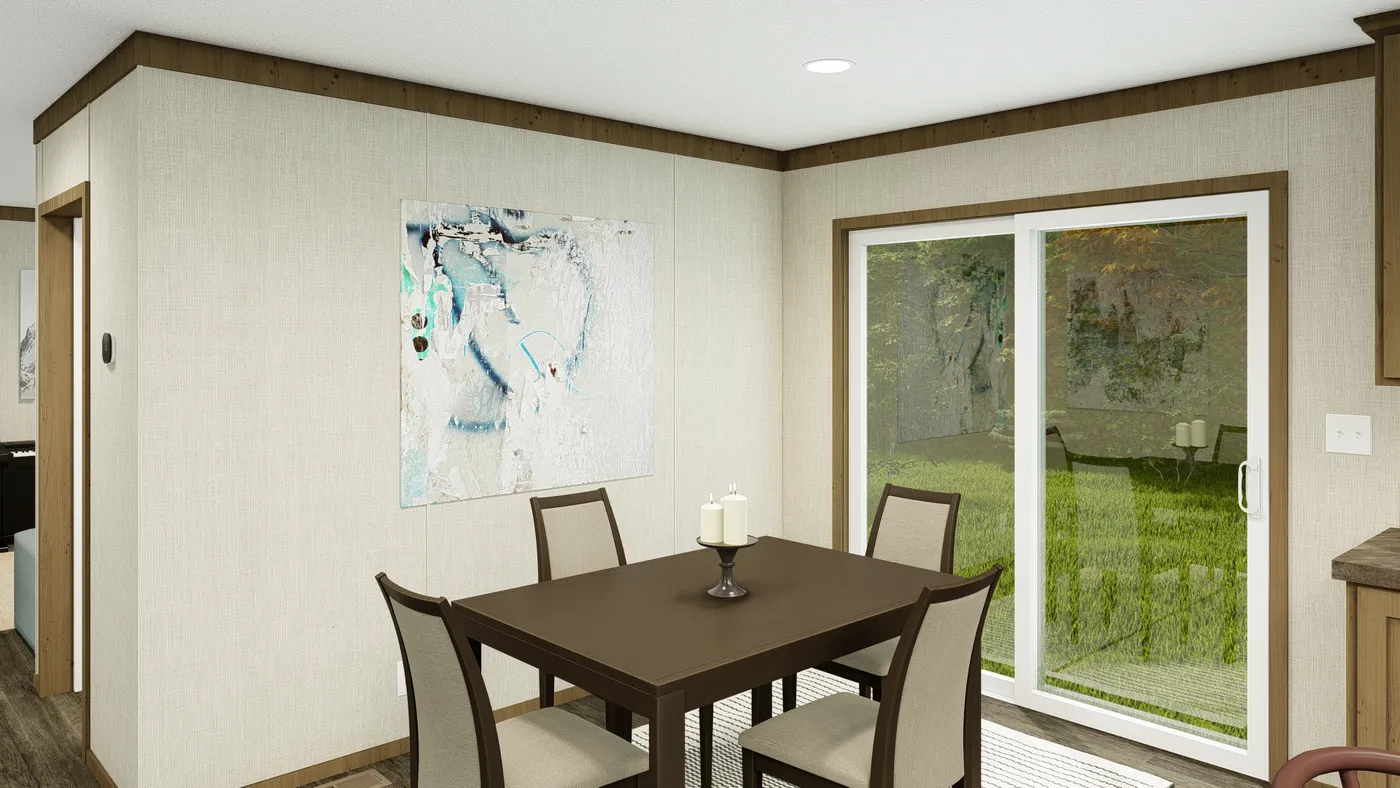 The GRAND LIVING 56 Interior. This Manufactured Mobile Home features 3 bedrooms and 2 baths.