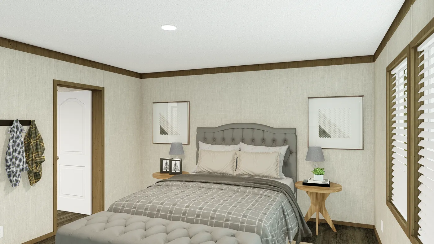 The GRAND LIVING 56 Interior. This Manufactured Mobile Home features 3 bedrooms and 2 baths.