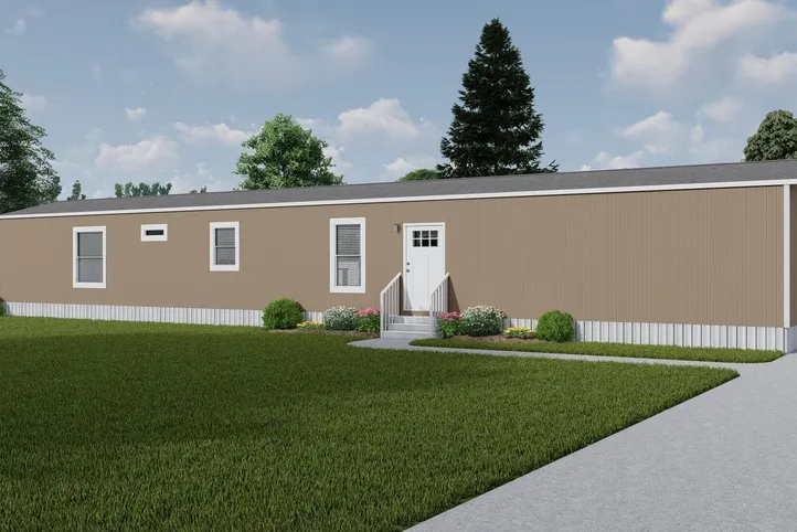 The ANNIVERSARY 16763I Exterior. This Manufactured Mobile Home features 3 bedrooms and 2 baths.