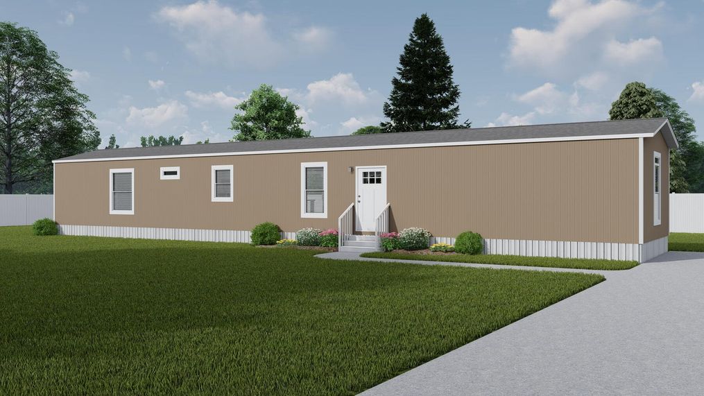 The ANNIVERSARY 16763I Exterior. This Manufactured Mobile Home features 3 bedrooms and 2 baths.