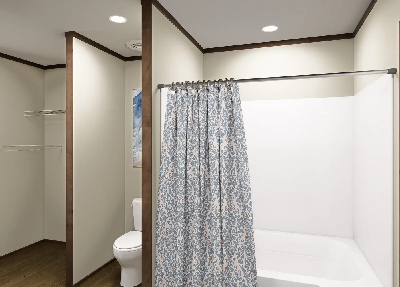 The BOONE Exterior. This Manufactured Mobile Home features 4 bedrooms and 2 baths.