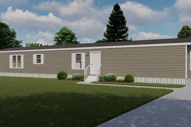 The ANNIVERSARY CHOICE Exterior. This Manufactured Mobile Home features 3 bedrooms and 2 baths.