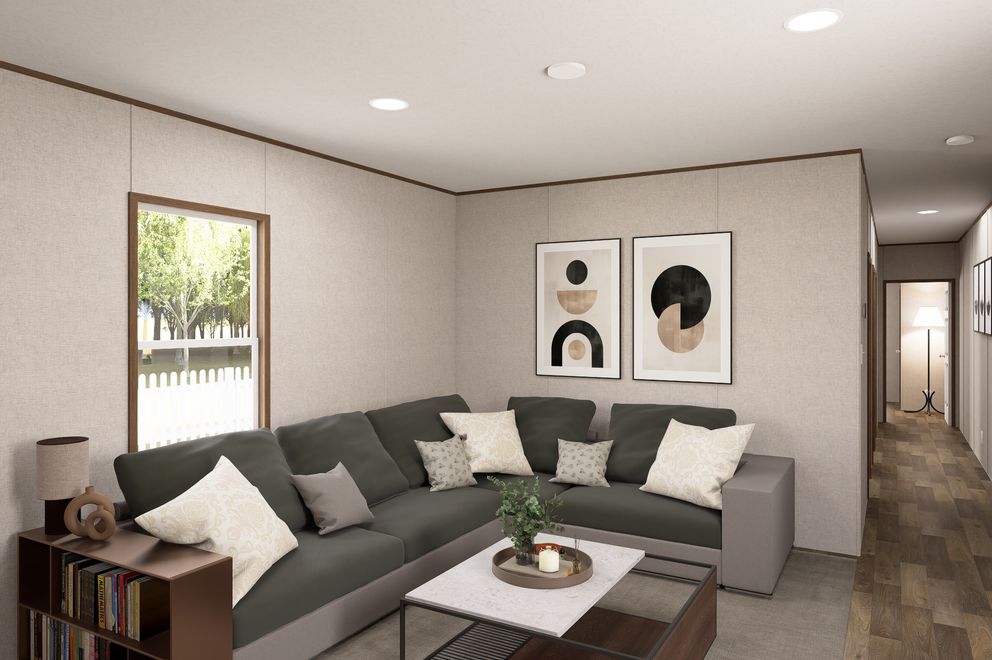 The CYPRESS Exterior. This Manufactured Mobile Home features 4 bedrooms and 2 baths.