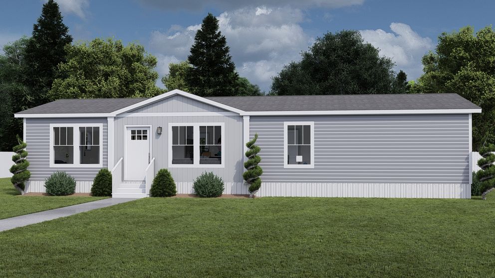 The MY GIRL Exterior. This Manufactured Mobile Home features 3 bedrooms and 2 baths.