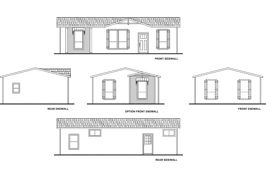 The MOTLEY Exterior. This Manufactured Mobile Home features 3 bedrooms and 2 baths.