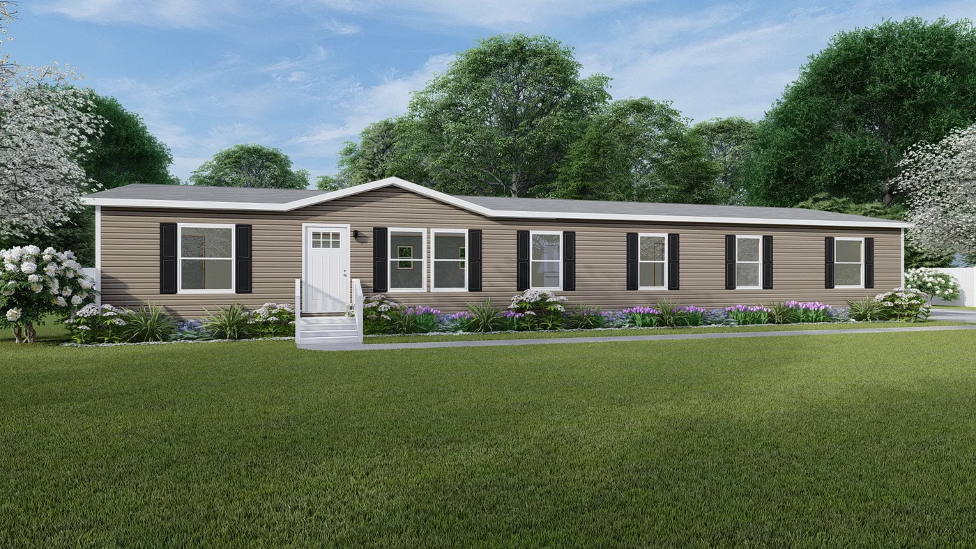 The Summit - Energy-Efficient Double-Wide Home Exterior View at Aiken Housing Center