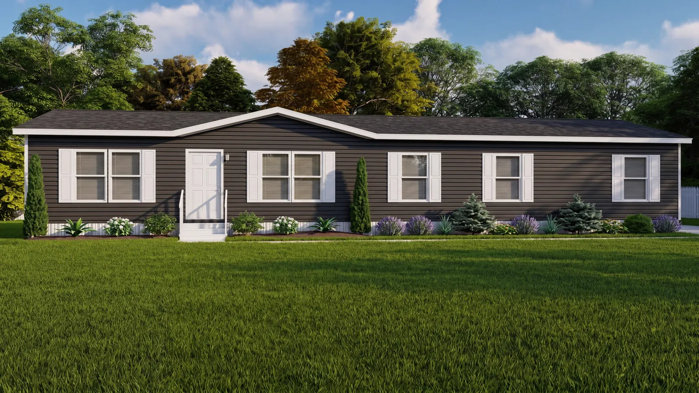 The TRADITION 2868B Exterior. This Manufactured Mobile Home features 4 bedrooms and 2 baths.