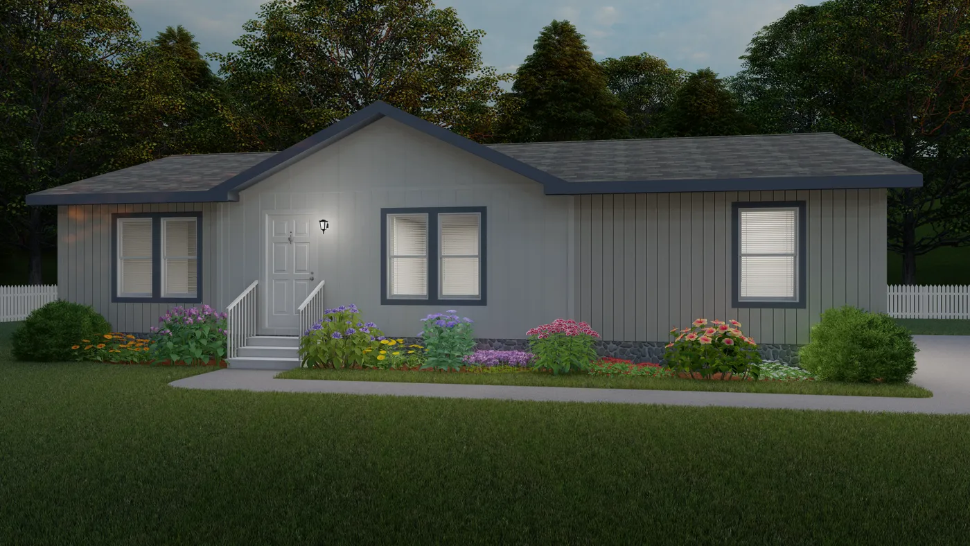 The 2019 COLUMBIA RIVER (NEW) Exterior. This Manufactured Mobile Home features 3 bedrooms and 2 baths.