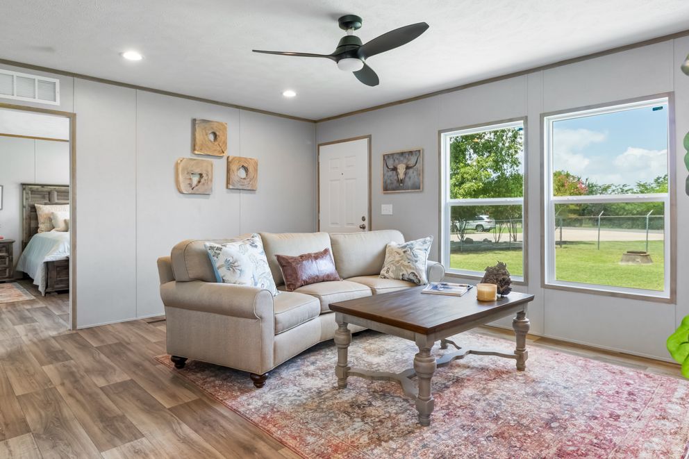 The HAVEN Exterior. This Manufactured Mobile Home features 3 bedrooms and 2 baths.