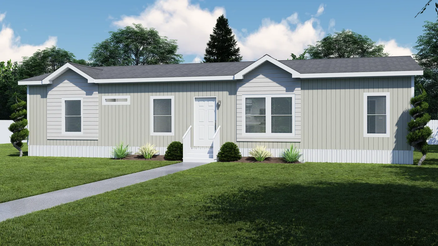 The CATALINA Exterior. This Manufactured Mobile Home features 3 bedrooms and 2 baths.