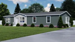 The ROCKET MAN Exterior. This Manufactured Mobile Home features 3 bedrooms and 2 baths.