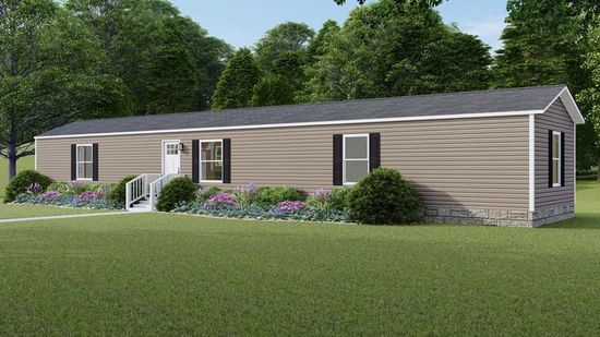 The SYDNEY 8016-1076 Exterior. This Manufactured Mobile Home features 3 bedrooms and 2 baths.
