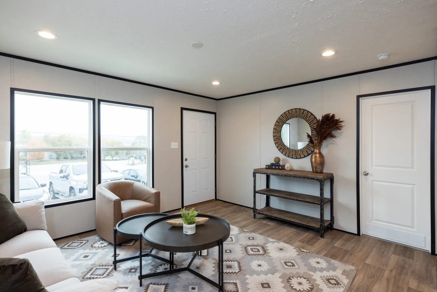 The PLATINUM ANNIVERSARY Exterior. This Manufactured Mobile Home features 3 bedrooms and 2 baths.