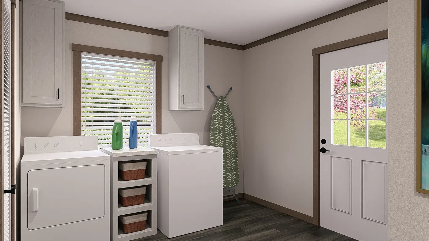 The FARM 3 FLEX ELITE Exterior. This Manufactured Mobile Home features 3 bedrooms and 2 baths.