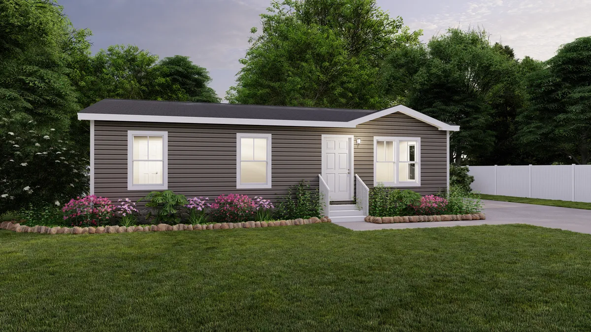 The LEGEND 24 Exterior. This Manufactured Mobile Home features 3 bedrooms and 2 baths.