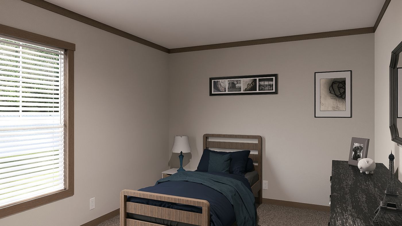 The LIZZIE ELITE Exterior. This Manufactured Mobile Home features 3 bedrooms and 2 baths.