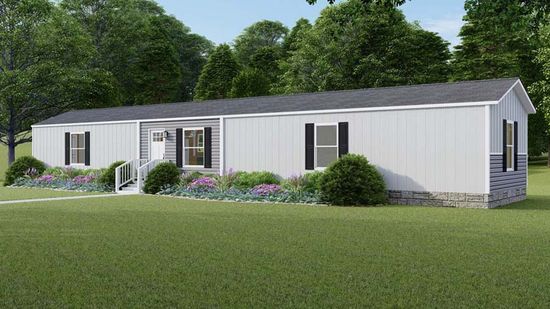 The SYDNEY Exterior. This Manufactured Mobile Home features 3 bedrooms and 2 baths.