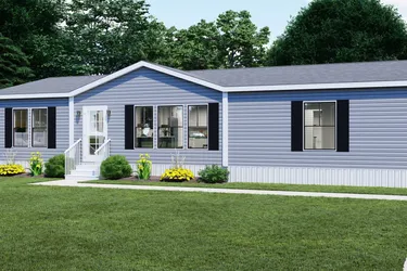The THE PARKER Exterior. This Manufactured Mobile Home features 3 bedrooms and 2 baths.