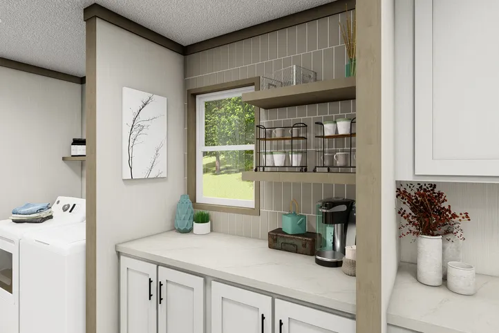 The SYDNEY Exterior. This Manufactured Mobile Home features 3 bedrooms and 2 baths.