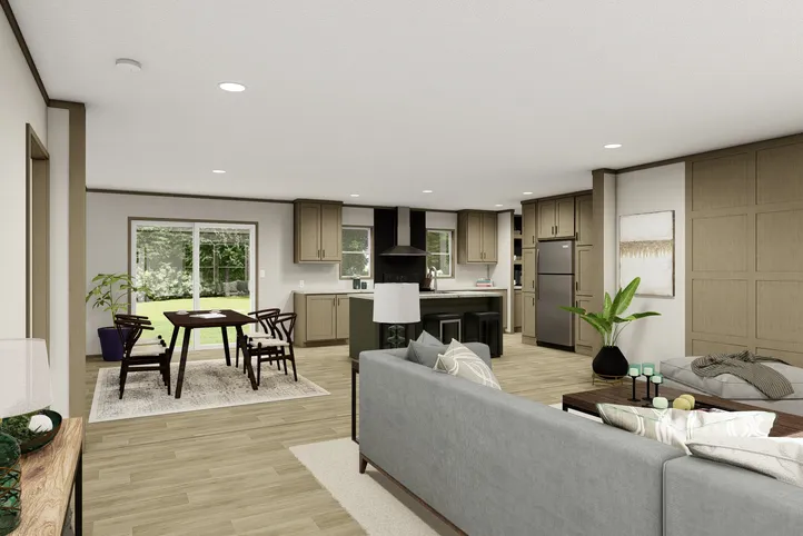 The SUMMIT Exterior. This Manufactured Mobile Home features 4 bedrooms and 3 baths.