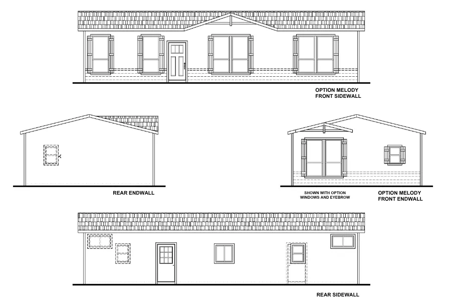 The PILOT Exterior. This Manufactured Mobile Home features 2 bedrooms and 2 baths.
