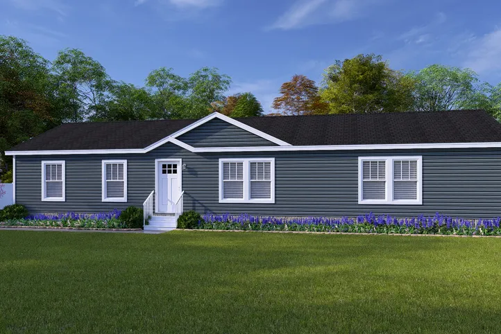 The TOMPKINS BLVD/6428-MS029-1 SEC Exterior. This Manufactured Mobile Home features 3 bedrooms and 2 baths.