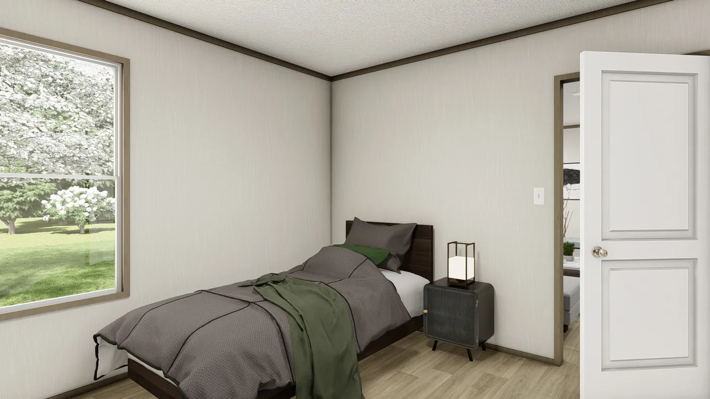 The SNOWCAP Exterior. This Manufactured Mobile Home features 4 bedrooms and 2 baths.