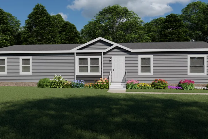 The CASCADE Exterior. This Home features 4 bedrooms and 2 baths.