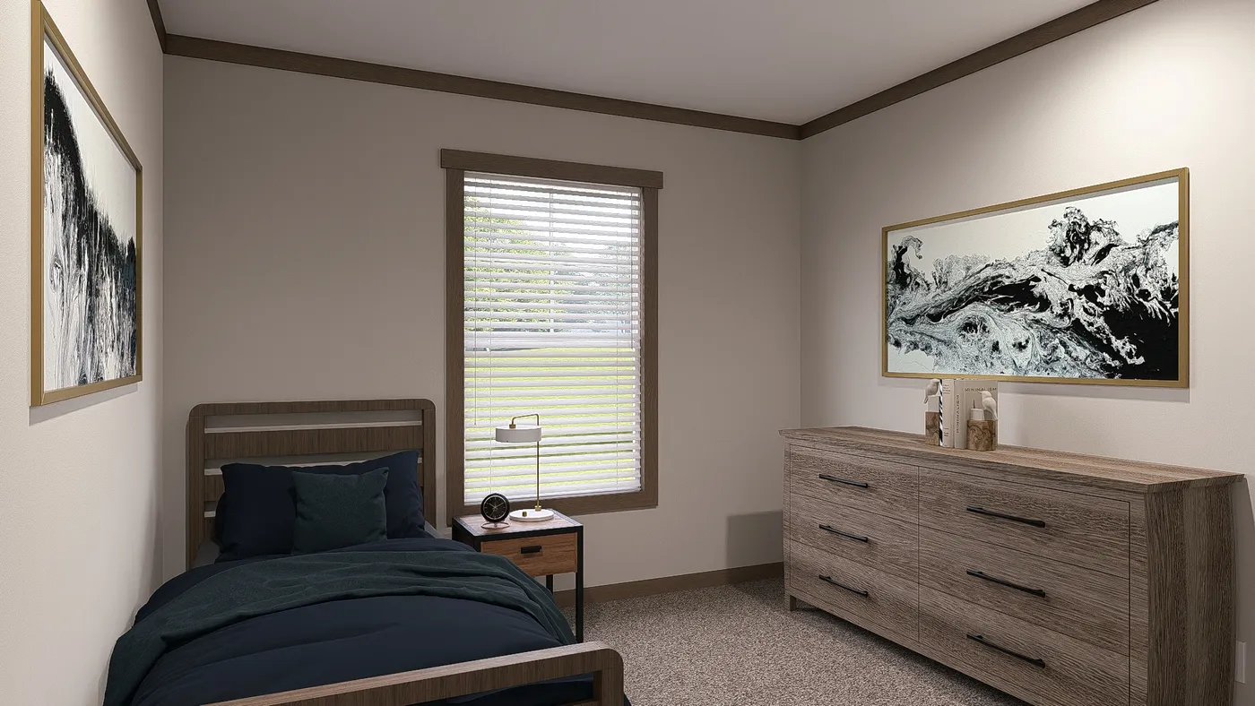 The ISABELLA Exterior. This Manufactured Mobile Home features 3 bedrooms and 2 baths.