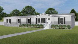 The EVEREST Exterior. This Manufactured Mobile Home features 4 bedrooms and 2 baths.