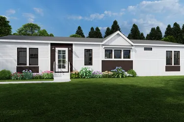 The THE SUMNER Exterior. This Manufactured Mobile Home features 3 bedrooms and 2 baths.