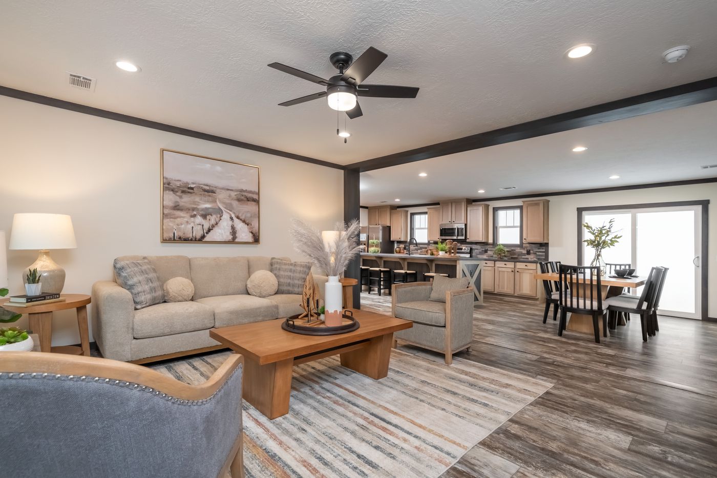The BOUJEE LUX Exterior. This Manufactured Mobile Home features 4 bedrooms and 3 baths.