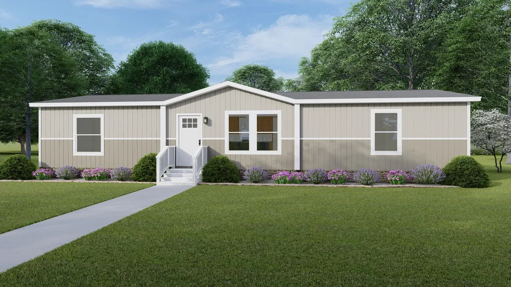 The RIO Exterior. This Manufactured Mobile Home features 3 bedrooms and 2 baths.