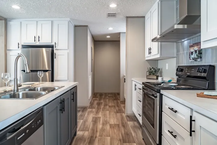 The RIO Exterior. This Manufactured Mobile Home features 3 bedrooms and 2 baths.