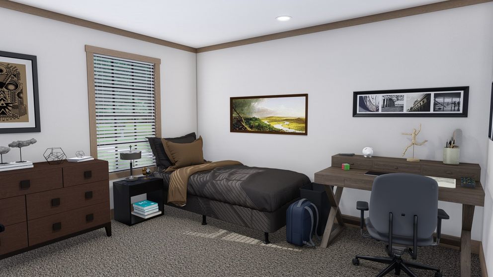 The THE TINSLEY Exterior. This Manufactured Mobile Home features 4 bedrooms and 2 baths.