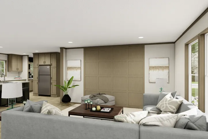The SUMMIT Exterior. This Manufactured Mobile Home features 4 bedrooms and 3 baths.