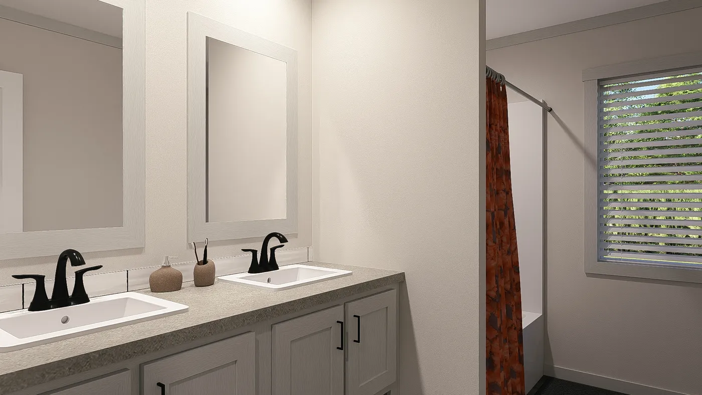 The FARM 3 FLEX DEN ELITE Exterior. This Manufactured Mobile Home features 3 bedrooms and 2 baths.