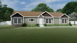 The 2062 CLASSIC Exterior. This Manufactured Mobile Home features 3 bedrooms and 2 baths.