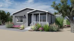 The THE WOODLANDS 2.0 Exterior. This Manufactured Mobile Home features 2 bedrooms and 2 baths.