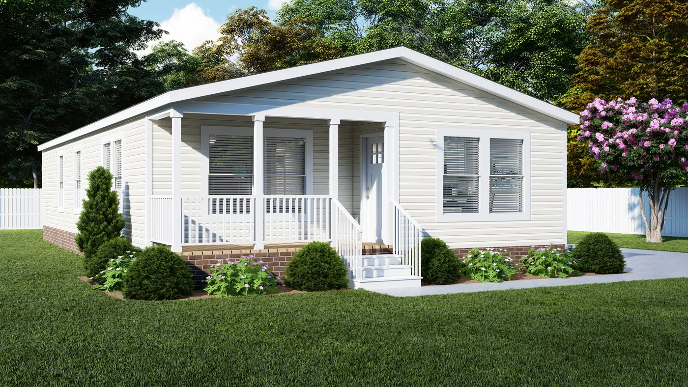 The 5228-E774P THE PULSE Exterior. This Manufactured Mobile Home features 3 bedrooms and 2 baths.