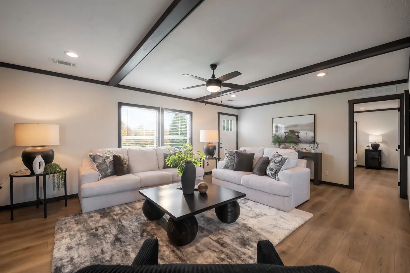 The THE VOGUE 60 Exterior. This Manufactured Mobile Home features 3 bedrooms and 2 baths.