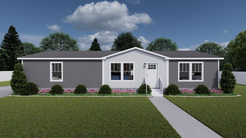 The LIMELIGHT Exterior. This Manufactured Mobile Home features 3 bedrooms and 2 baths.