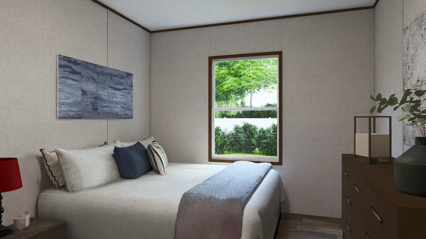 The OAK Exterior. This Manufactured Mobile Home features 4 bedrooms and 2 baths.