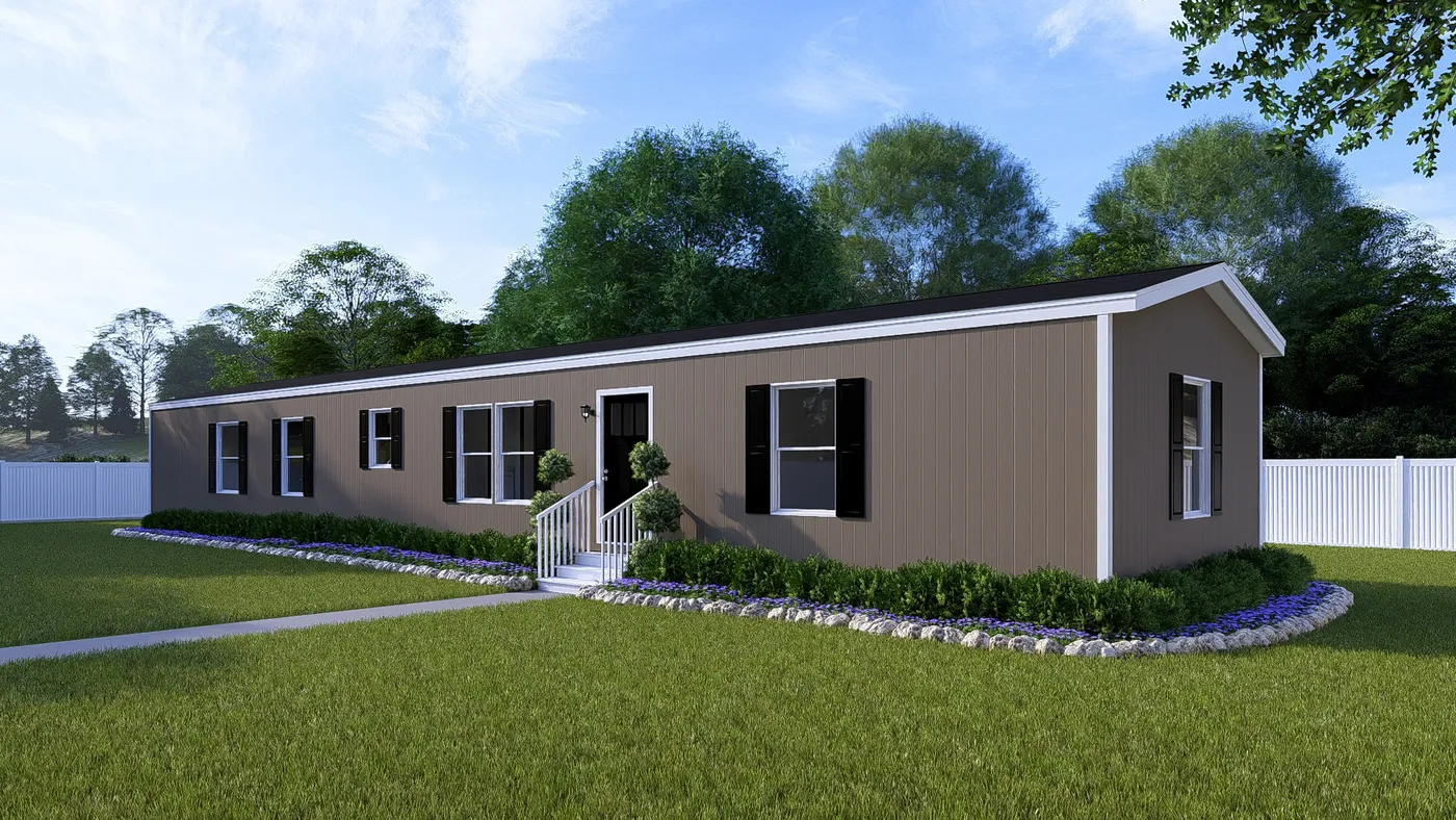 The GRAND Exterior in Clay. This Manufactured Mobile Home features 3 bedrooms and 2 baths.