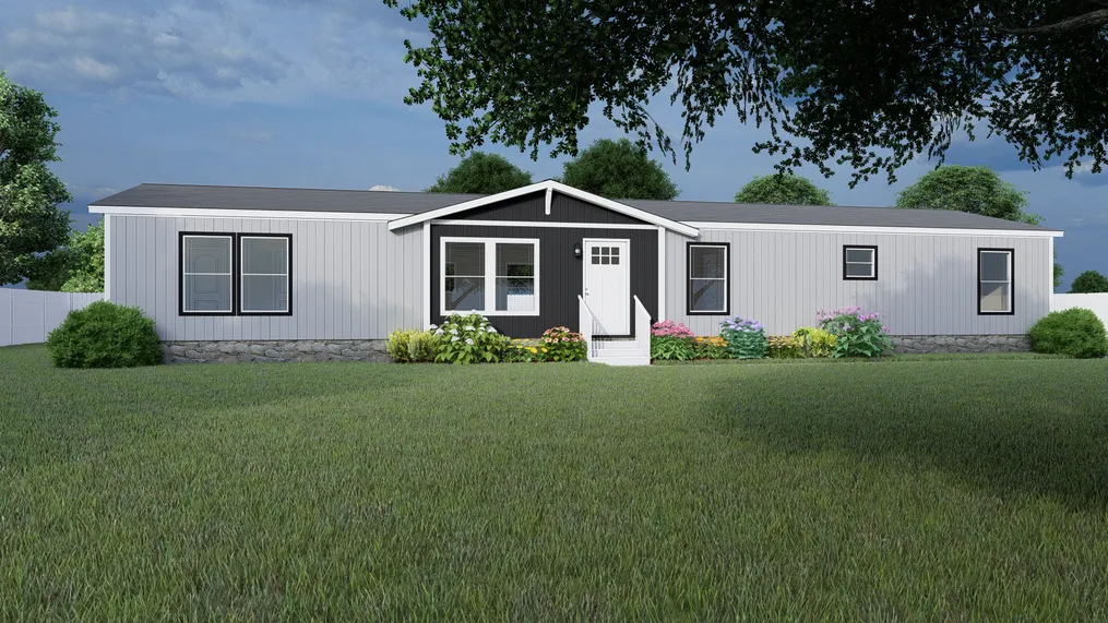 The EL SUENO BREEZE Exterior. This Manufactured Mobile Home features 4 bedrooms and 2 baths.