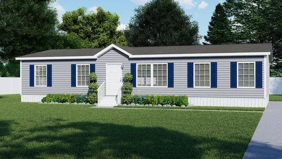 The ULTRA BREEZE EXCEL 28X52 Exterior. This Manufactured Mobile Home features 3 bedrooms and 2 baths.