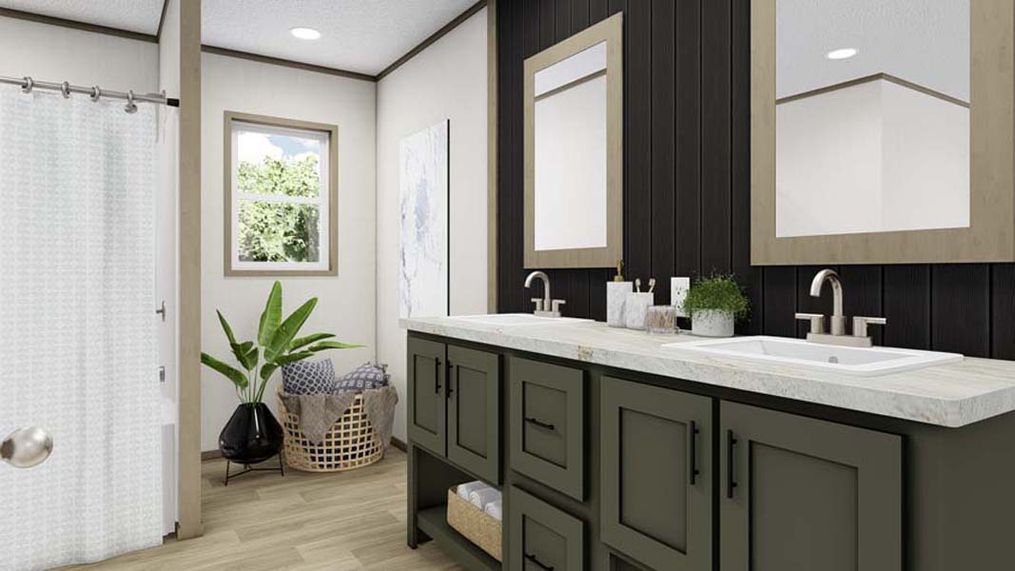 The MOROCCO Exterior. This Manufactured Mobile Home features 4 bedrooms and 2 baths.