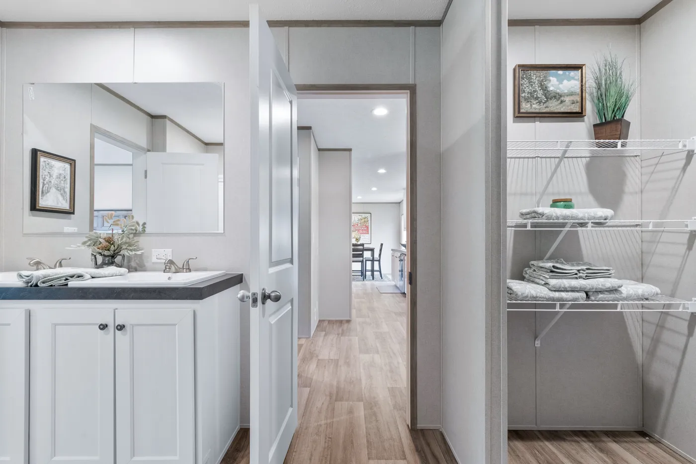 The HAVEN Exterior. This Manufactured Mobile Home features 3 bedrooms and 2 baths.