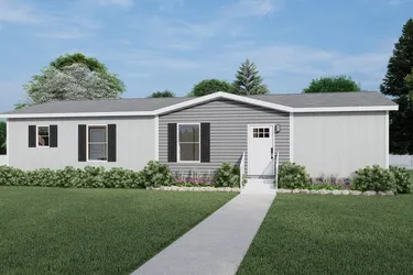 Colonial - Flint. The COOK Exterior. This Manufactured Mobile Home features 3 bedrooms and 2 baths.